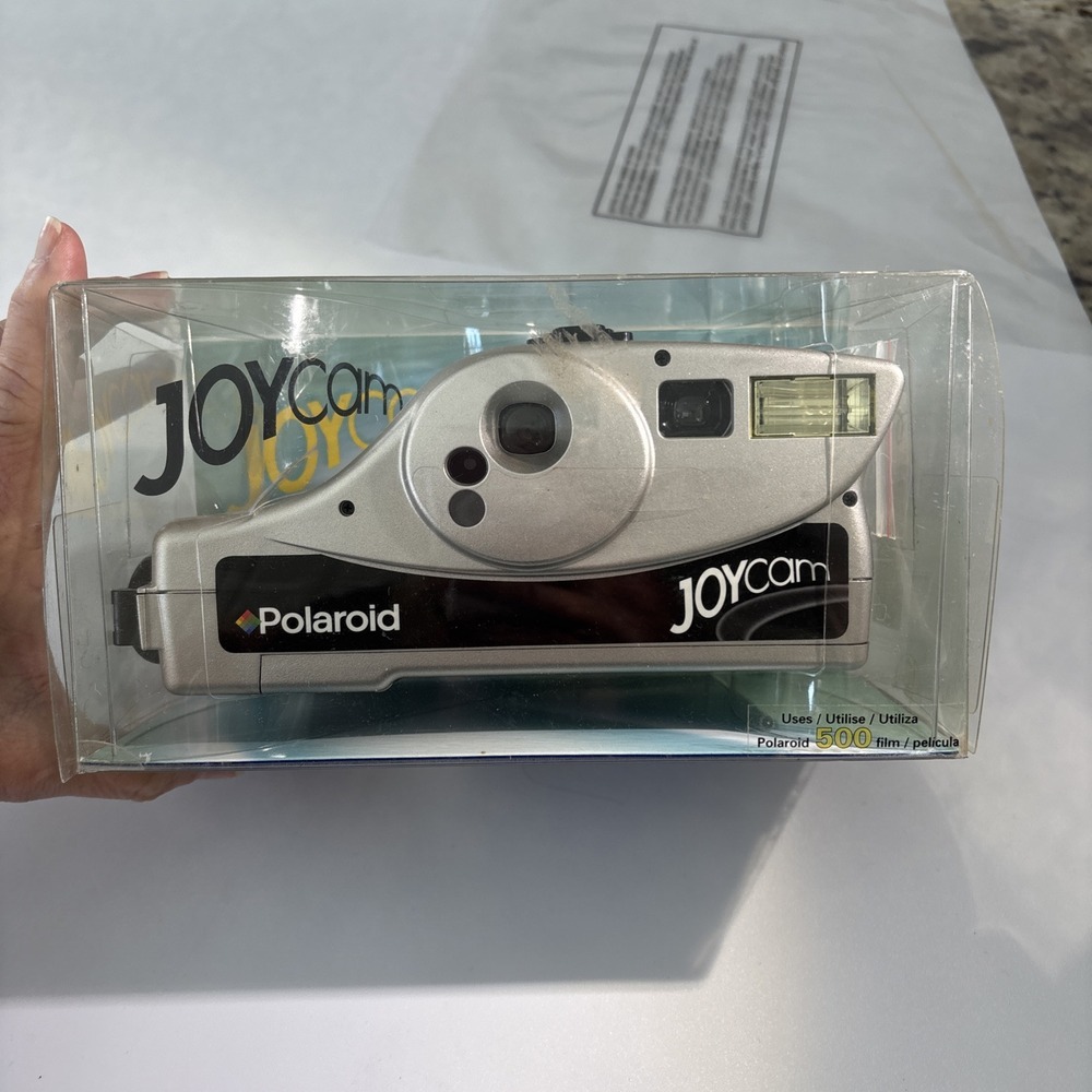 Polaroid Instant JoyCam 500 Point & Shoot Film Camera Silver NOS New 3070